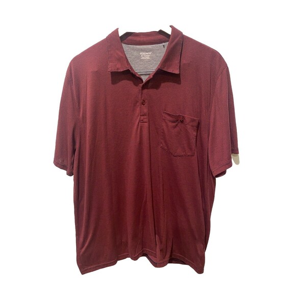 Toad&Co Other - Toad and Co Striped Performance Golf Polo Shirt Men's Size XL Pocket